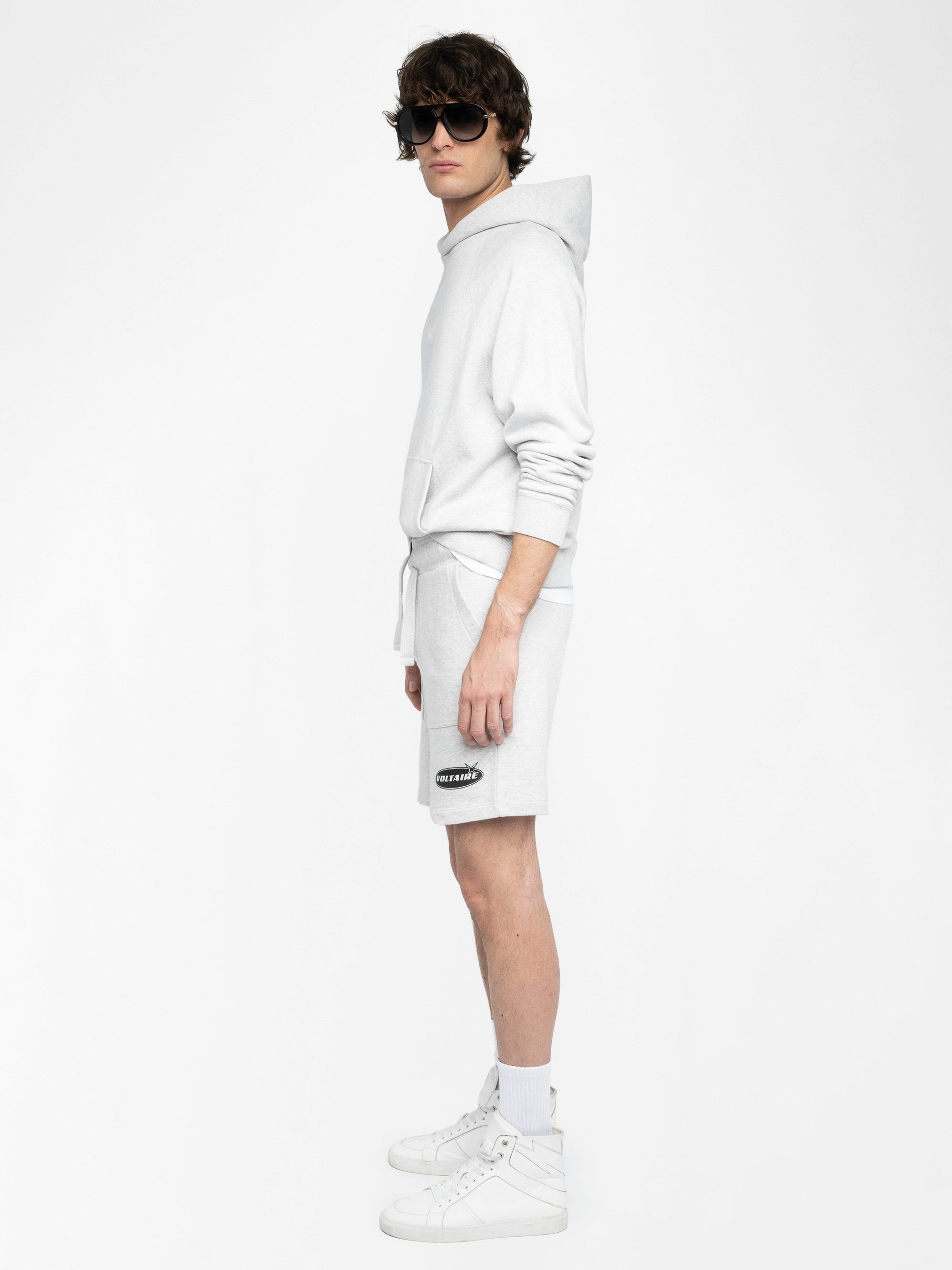 Pablo Shorts - Fleece shorts adorned with a signature badge.